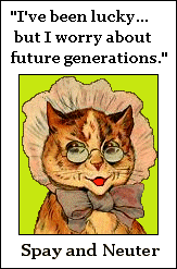 I worry about future generations...Spay and Neuter