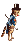 Animated Cat with Tophat