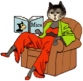 cat read book about mice
