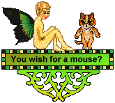 Cat Blinkie - Baby the cat asks fairy for a mouse