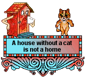 Cat Blinkie - Baby the cat - A house without a cat is not a home