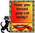 Cat Blinkie - Have you kissed your cat today?