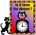 Cat Blinkie - Is it time for dinner?