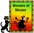 Cat Blinkie - Beware of mouse