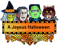 Halloween Cat Blinkie - Oh My!