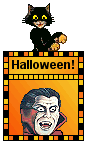 Cat Blinkie - Mini Halloween