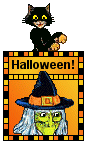 Cat Blinkie - Mini Halloween