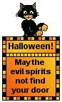 Cat Blinkie - Mini Halloween