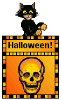 Cat Blinkie - Mini Halloween