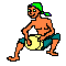 Animated tropical musician