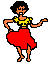 Animated dancing lady