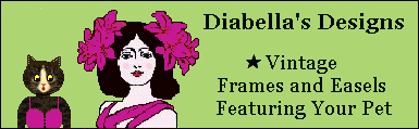 Diabella's Designs Pet Frames Banner