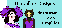 Diabella's Designs - Custom Web Graphics banner