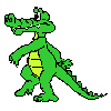 Animated alligator spots mermaids
