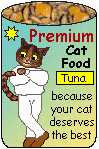 Bag of cat food