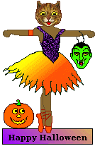 Jazzy the cat - Happy Halloween