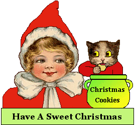 Cat steals Christmas cookie Cat - Child - Christmas Cookie