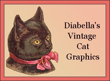 Banner: Diabella's Vintage Cat Graphics