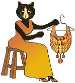 cat: bone necklace